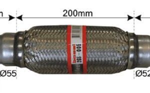 Tuyau flexible, échappement