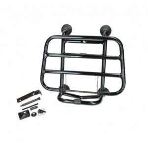 PORTE BAGAGE AV PLIABLE  - VESPA 50, 125 PRIMAVERA, SPRINT - NOIR BRILLANT