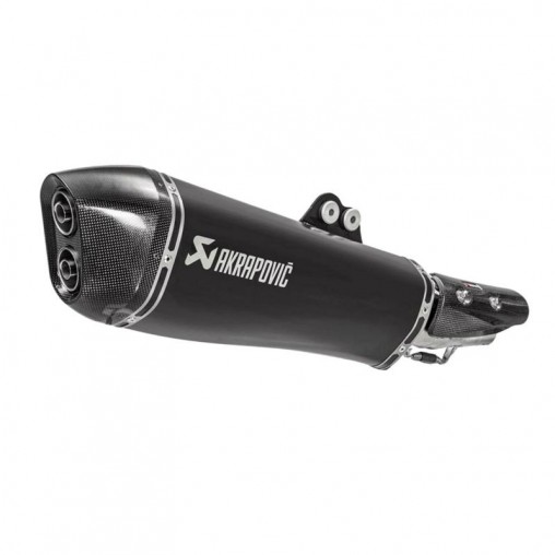 Pot Akrapovic - Kymco 550 ak 2017 à 2020 (silencieux seul black) (S-KY5SO1-HRAASSBL)