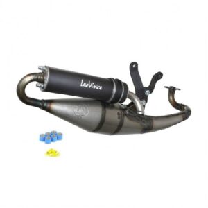 Pot échappement Leovince TT Black - Piaggio 50 Zip 2T, Typhoon, Fly / Aprilia 50 SR Motard