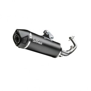Pot Leovince SBK nero Yamaha 530 Tmax 2017 à 2019 (coupelle carbone) (sans catalyseur) (homologue ce) -réf 14043-