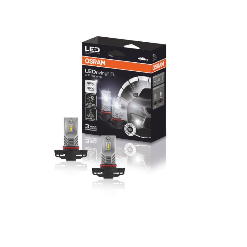 LEDriving® FL PSX24W 2604CW COOL WHITE 6000K 12V KIT, Boite de 2