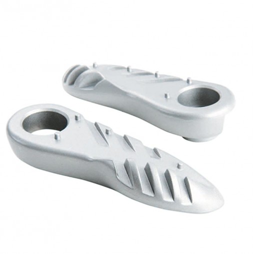 REPOSE PIED/CALE PIED - MBK 50 BOOSTER 2004 à 2016 / YAMAHA 50 BWS 2004 à 2016 (PAIRE ADAPTABLE)