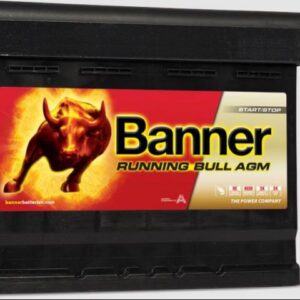 Batterie de démarrage AGM Start & Stop 60/640 Ah/AEN Running Bull