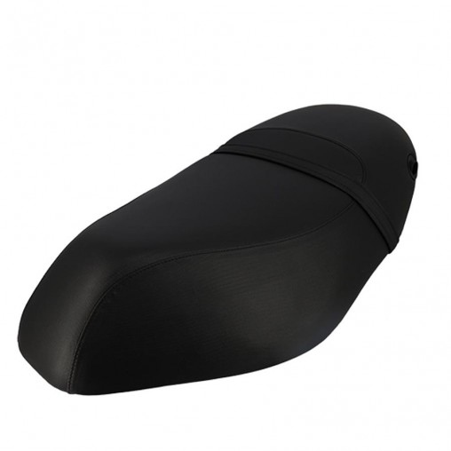 Selle adapt - Piaggio 50 Zip - 2000 à 2017 noir (Oem : CM009605) avec fixation charnière