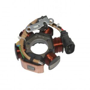 Stator allumage adapt - Piaggio 50 Zip, Typhoon, Nrg, Liberty, Fly, Vespa LX, Runner (Oem : 584525 / 639865 / 830296)