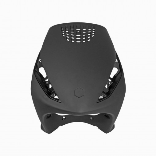 TABLIER DE FACE AVANT ADAPT - PIAGGIO 50 ZIP - 2000 À 2026 - NOIR MAT