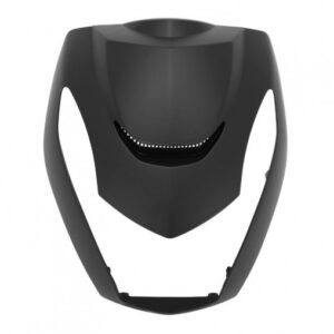 Tablier de face avant supérieur - Peugeot 50 kisbee 2T, 4T - 2010 à 2025 - Noir mat