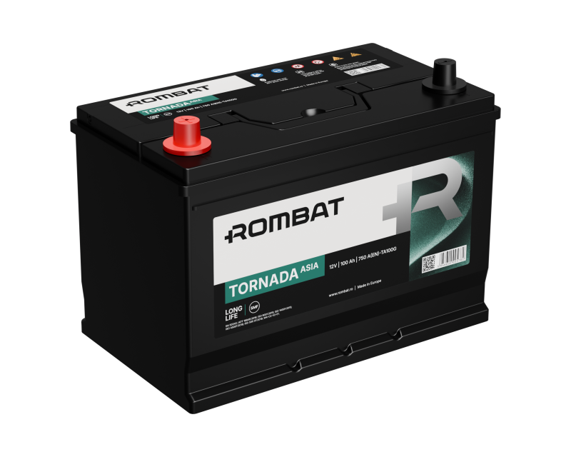 Batterie de démarrage 100/750 Ah/AEN Tornada Asia
