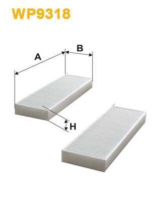 Filtre, air de l'habitacle